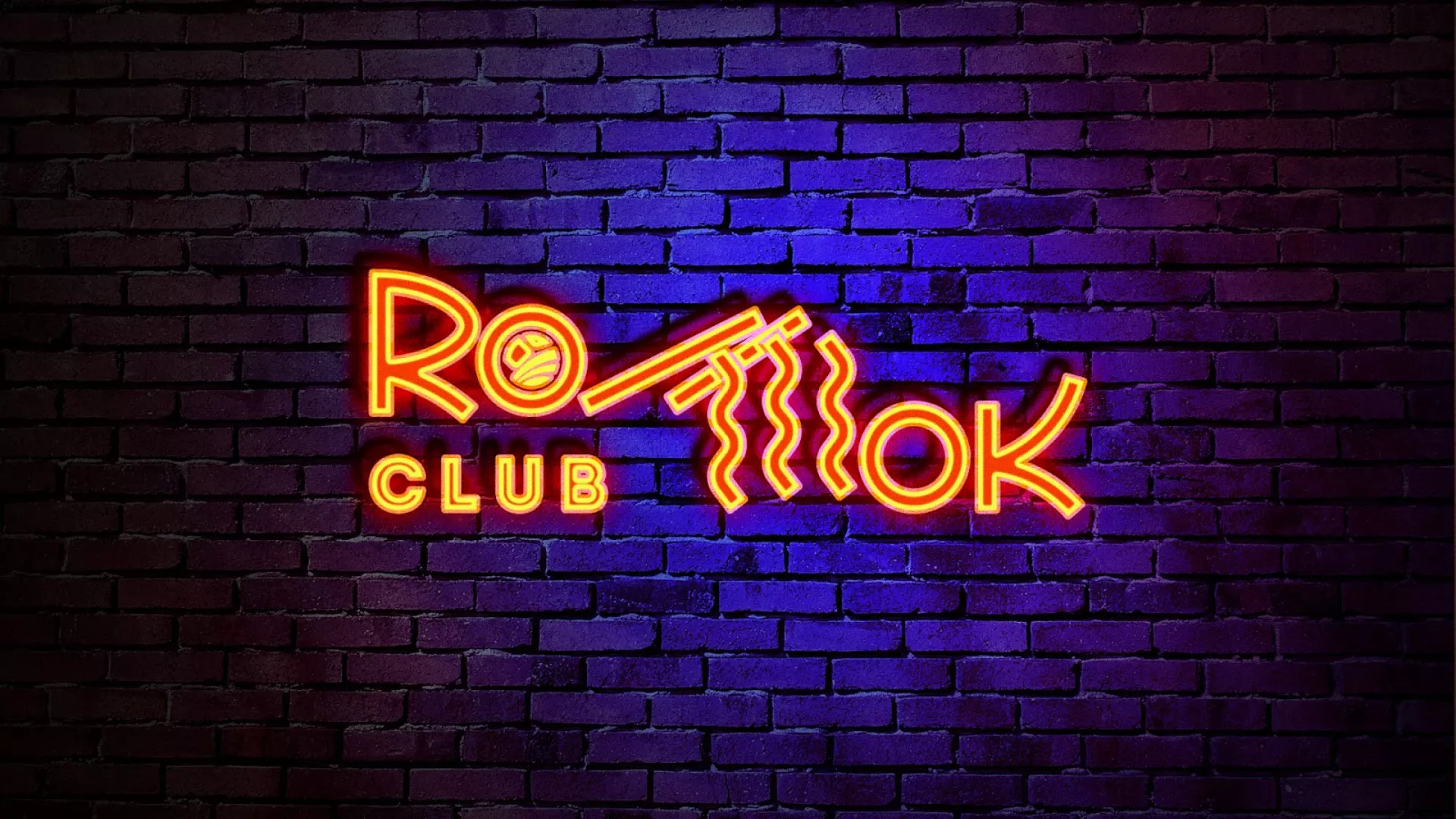 Разработка интерьерной вывески суши-бара «Roll Wok Club» в Липках